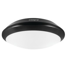 Integral LED 15W Tough-Shell+ LED Bulkhead Light with Microwave - IP66 - 4000K Cool White - Black