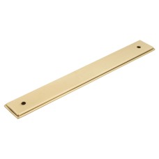 Hendel & Hendel Barrington Cabinet Pull Handle Backplate Only - 160mm Centres - Satin Brass