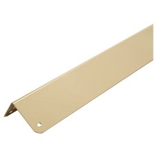 Exel 1200mm Solid Brass Angle - Equal Sided - 50 x 50 x 0.9mm - Polished