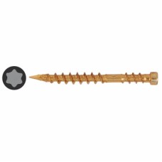 Reisser Flooring Torx Secret Fixing Wood Screws - 4.2 x 50mm - Yellow Zinc - Pack of 200