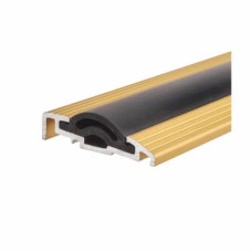 Sealmaster Cyclone Seal - 1000mm Length - TDG Threshold - Inward Opening Doors - Gold Anodised