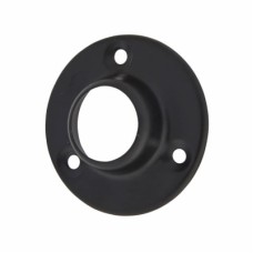 Rothley 19mm Tube Hanging Rail End Socket - Black - Pack of 2