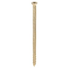 TIMCO Concrete Screw - Countersunk - Yellow Passivated - 7.5 x 130mm - Pack of 100