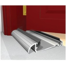 Exitex Low Height Macclex Threshold - 914mm Length - Thick Inward Opening Doors - Mill Aluminium