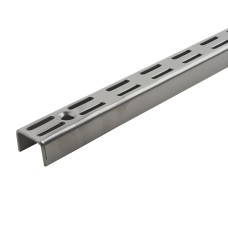 elfa Twin Slot Shelving System - Shelf Wall Upright - 1340mm Length - Platinum