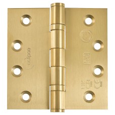 Eclipse Ball Bearing Grade 13 Butt Fire Door Hinge - 102 x 102 x 3mm - Satin Brass - Pair