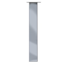 Square Table Leg - 50 x 370mm - Silver
