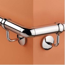 Rothley 40mm Handrail System - 90° Elbow Joint - Polished Chrome