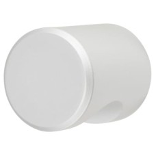 Exel Solid Turned Cylinder Cabinet Knob - 20mm Diameter - Aluminium