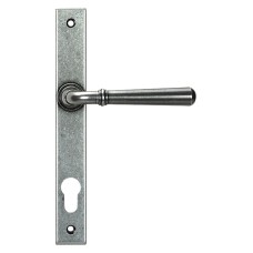 From The Anvil Newbury uPVC Slimline Multipoint Door Handle - 92mm c/c - Pewter