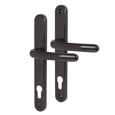 Fab & Fix Balmoral uPVC Multipoint Door Handle - 92mm c/c - Black