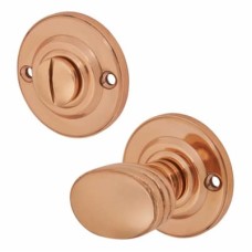 Hampstead Bathroom Turn & Release - 40mm Diameter - Polished Copper