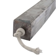 Lead Round Sash Window Weight - 35.94lb (16.3kg) - 600 x 50 x 50mm