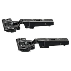 Blum CLIP Top Thick Door Soft Close Cabinet Hinge - 95° - Overlay - Black Onyx - Pair