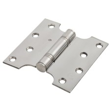 Enduro Max Parliament Hinge - 102 x 50 x 102 x 3mm - Polished Stainless Steel - Pair