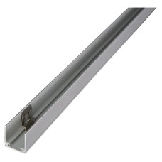 Integral LED Surface Mount Profile for 15 x 15mm Side & Top Bend Neon Strip Light - 1000mm - Aluminium