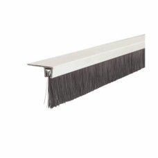 Barrier Brush Strip F5 - Brush Size 25mm - 3000mm Length - Inward/Outward Opening Doors - Aluminium