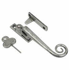 From The Anvil Locking Night Vent Casement Window Fastener - Right Hand - Pewter