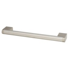 Exel 14mm D-Bar Cabinet Pull Handle - 160mm Centres - Brushed Nickel