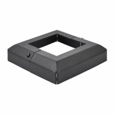 Metal Base Plate Cover - 75 x 75mm - Premium Black Galvanised