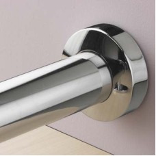 Rothley 40mm Concealed Fixing Flange - 23mm Length - Brushed Nickel