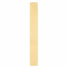 Hampstead Solid Brass Plain Finger Plate - 600 x 75 x 1.5mm - Polished