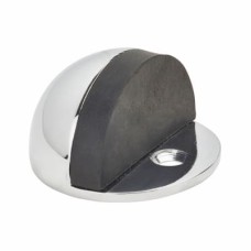Exel Half Moon Floor Door Stop - 25 x 45mm - Polished Chrome