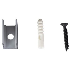 Integral LED 25mm Mounting Bracket Kit For 13 x 12mm Side Bend Neon Strip Light with Fixings 