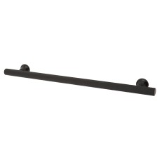 Exel York 12mm Knurled T-Bar Cabinet Pull Handle - 224mm Centres - Matt Black