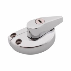 Exel uPVC/Timber 10mm Narrow Back Keep Locking Fitch Sash Window Fastener - 65 x 10mm - Chrome