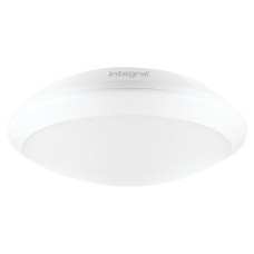 Integral LED 15W Tough-Shell+ LED Bulkhead Light with Emergency and Microwave - IP66 - 4000K - White