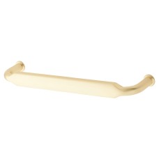 Exel Eton 12mm D-Bar Cabinet Pull Handle - 128mm Centres - Satin Brass