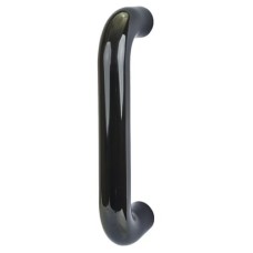 Hoppe AR602/220 Nylon D-Bar Door Pull Handle - Bolt Fix - 220mm c/c - Ebony Black