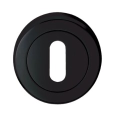 Carlisle Brass Escutcheon - 51mm Diameter - Keyhole - Black Nickel