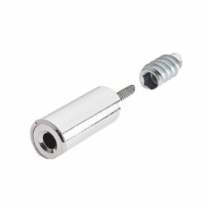 Bramah Rola Wooden Sash Window Stop - 31mm - Polished Chrome - 2 Body + 4 Inserts