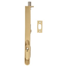Jedo by Frelan Lever Action Flush Bolt - 200 x 20mm - Fire Rated - Radius - PVD Brass
