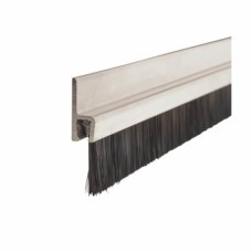 Brush Strip - H3.14 - 3000mm Length - Brush Size 14mm - Satin Aluminium