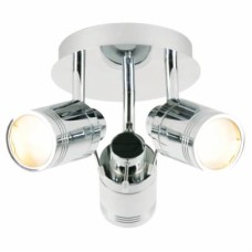 Forum Spa Scorpius 3 Light LED Bathroom Ceiling Spotlight - IP44 - Polished Chrome