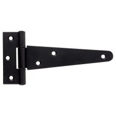 Heavy Duty Gate/Door Tee Hinge - 150 x 32mm - Black Powder Coated - Pair