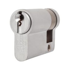 Eurospec 10 Pin 42mm Euro Single Cylinder - 32 + 10mm - Satin Chrome - Keyed Alike