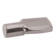 Metal Shelf Support - 7mm Diameter - Polished Nickel - Pack of 50