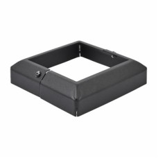 Metal Base Plate Cover - 96 x 96mm - Premium Black Galvanised