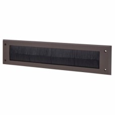 Exitex Brush Seal Interior Letter Tidy - 340 x 80mm - Brown
