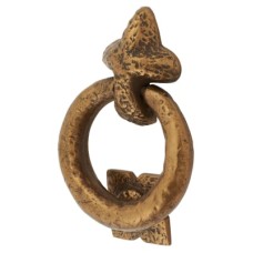 Olde Forge Ring Door Knocker - 130 x 95mm - Antique Bronze