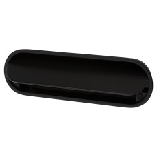 Exel Eccles Oval Flush Cabinet Pull Handle - 150 x 47mm - Matt Black 