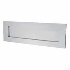Letter Plate - 350 x 115mm - Polished Chrome