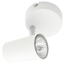 Forum Inlight Harvey Single Circular Ceiling Spotlight - White