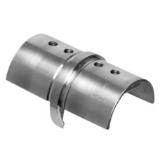 Barrier Sabco Balustrade Handrail Inline Connector - 60 x 40mm - Sat Stainless 