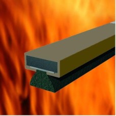 Pyroplex Fire & Smoke Intumescent Strip - FD60 - 20 x 4 x 2100mm with Brush - Brown - Pack of 35