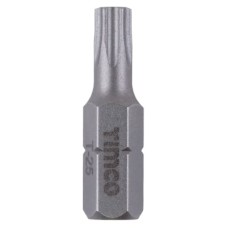 TIMCO Steel Driver Bits - Torx - T25 - 25mm Length - Pack of 10
